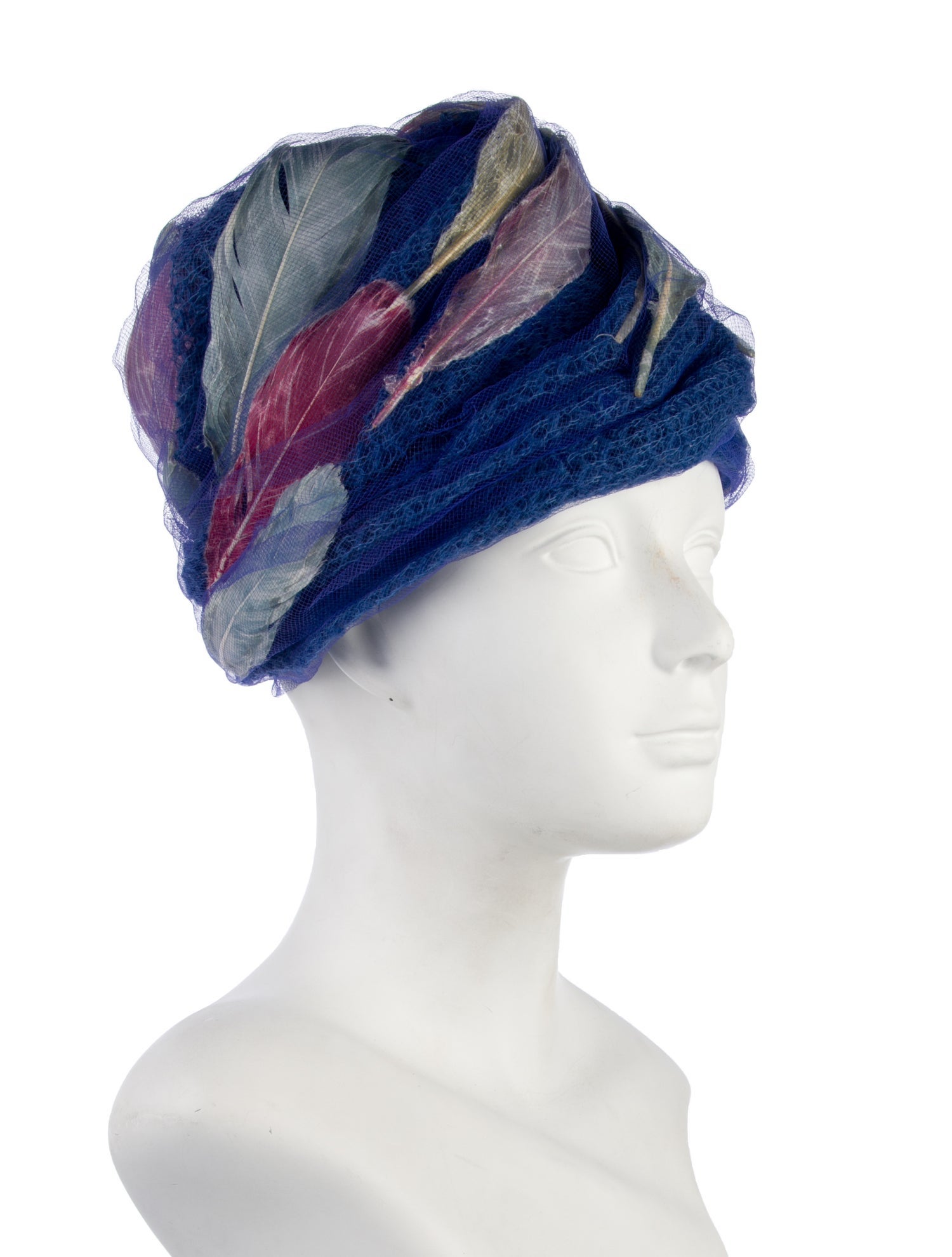 Christian Dior blue multicolored Mesh Hat